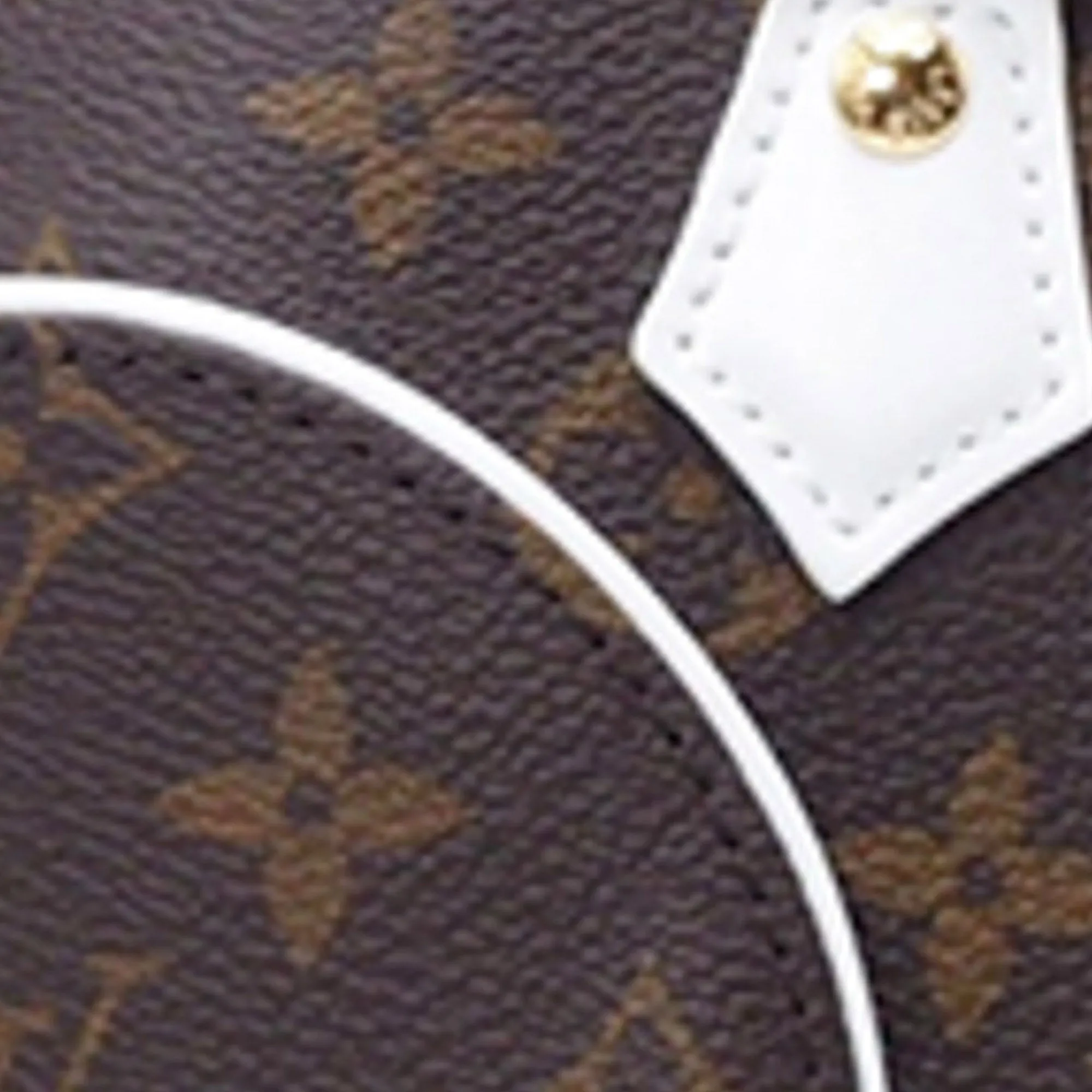 Brown Louis Vuitton Monogram Match Ellipse BB Satchel