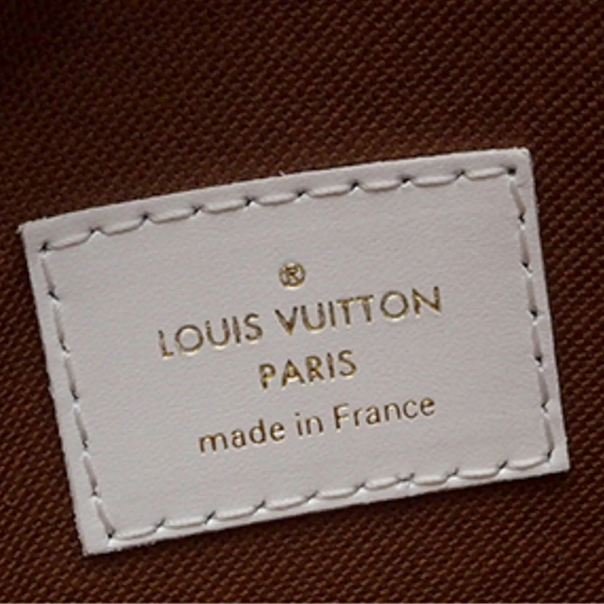 Brown Louis Vuitton Monogram Match Ellipse BB Satchel