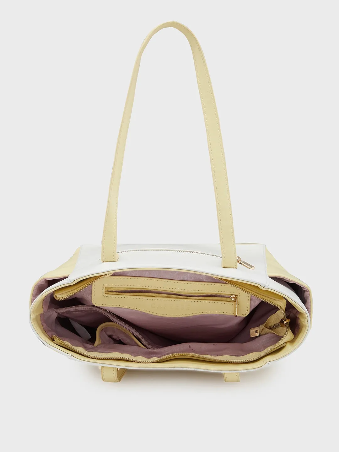 Caprese Aurora Tote Medium Yellow
