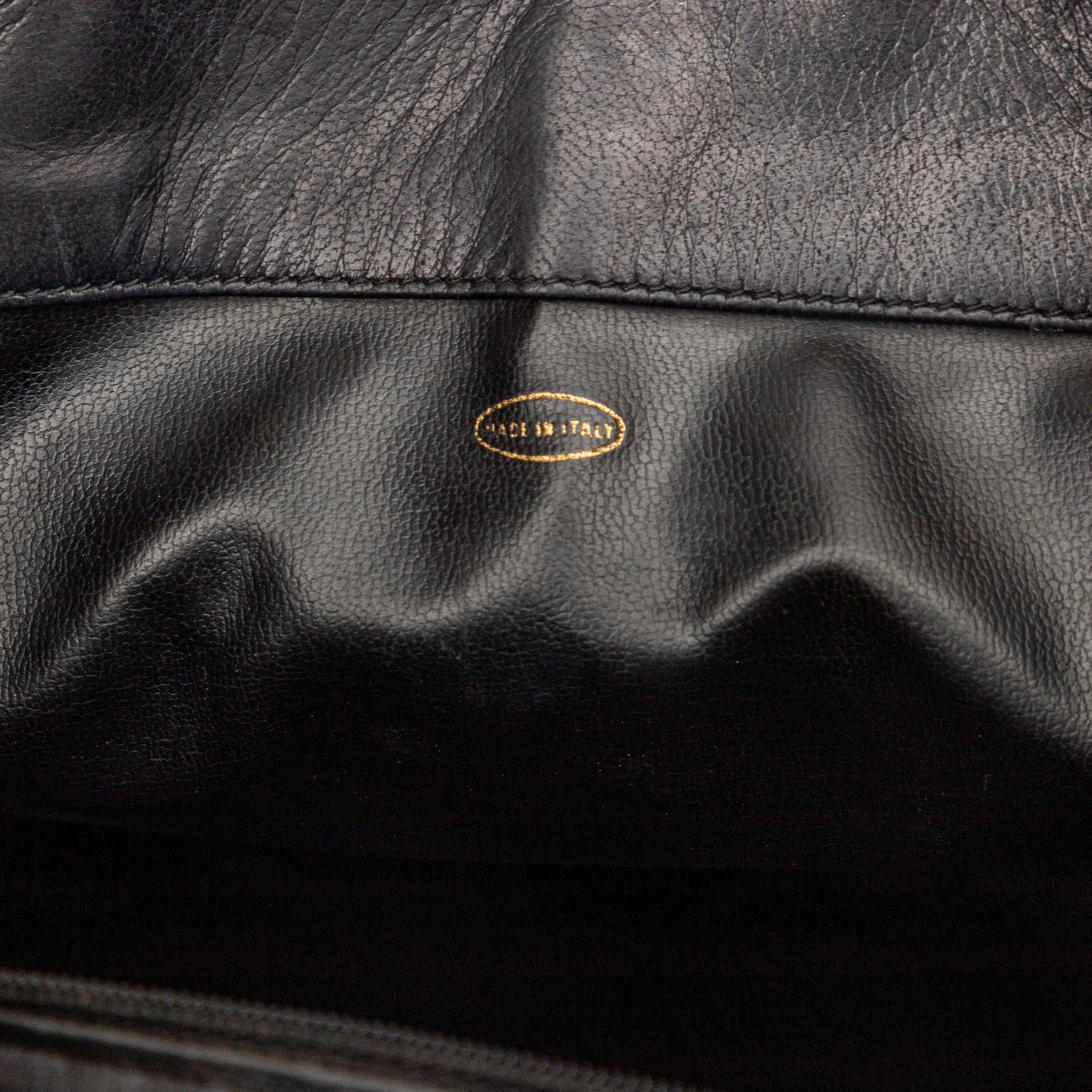 CHANEL Chanel Vintage Quilted Lambskin Drawstring Backpack