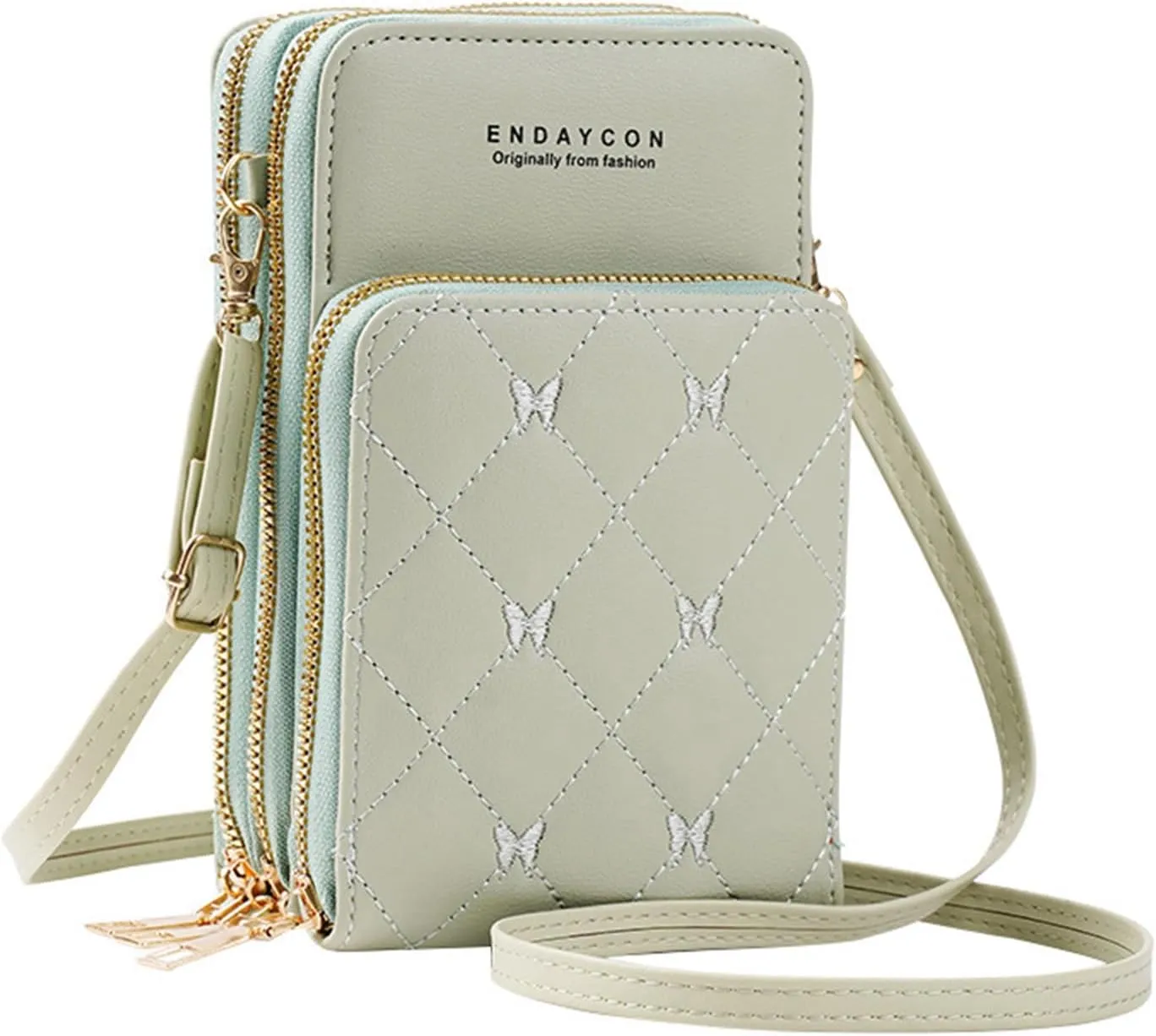 Crossbody for Women, Trendy Small Phone Purse with Secure Card Slots, Lightweight Card wallet