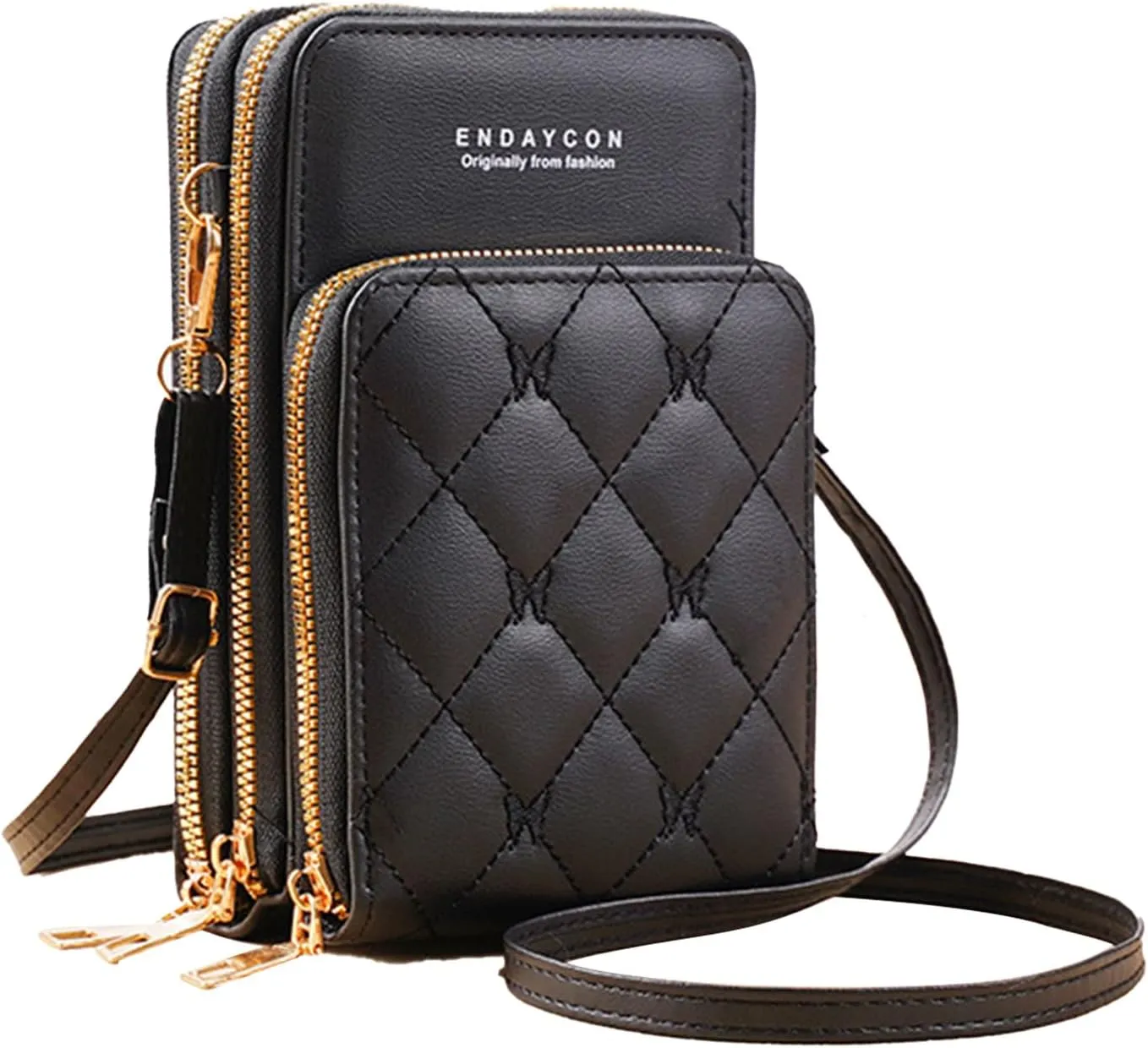 Crossbody for Women, Trendy Small Phone Purse with Secure Card Slots, Lightweight Card wallet