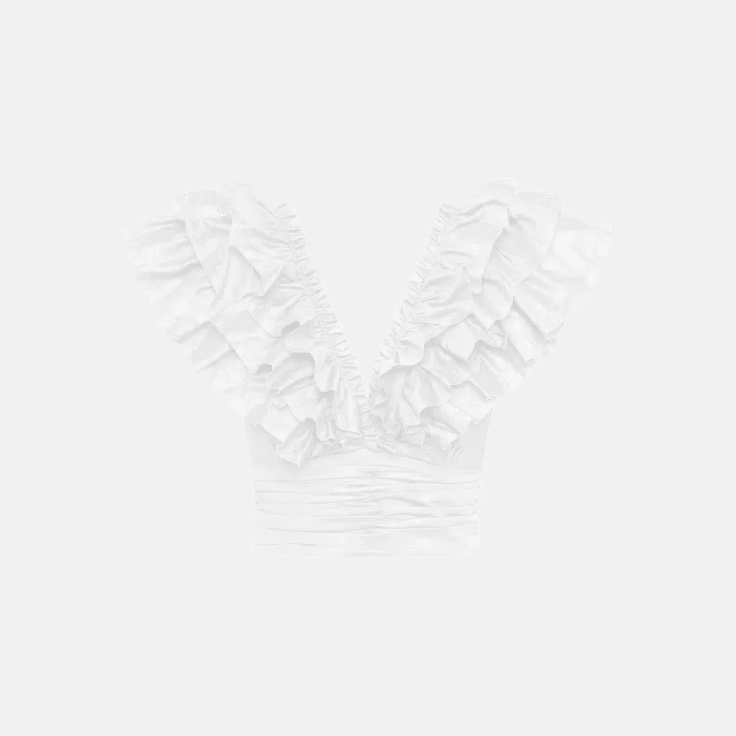 Liberté Luxe Set – White – Flowing high-waisted skirt