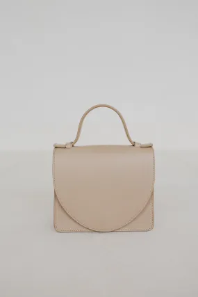 Micro Briefcase | Beige Structured