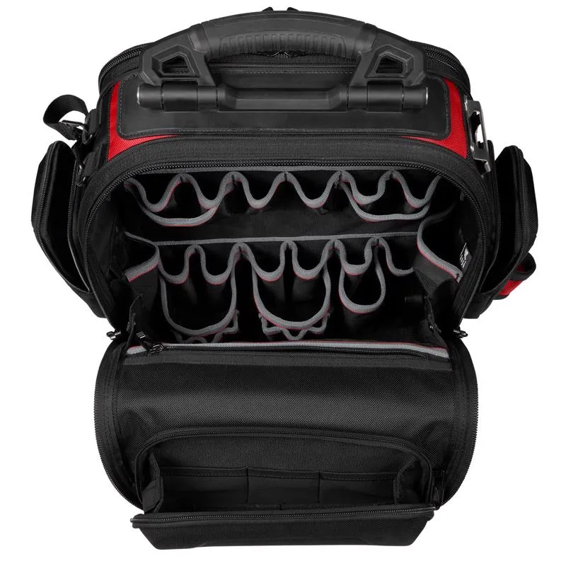 Milwaukee Packout 18 in. W X 20 in. H Ballistic Polyester Backpack 42 pocket Black/Red 1 pc