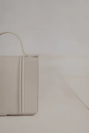 Mini Briefcase | Doublé White Structured