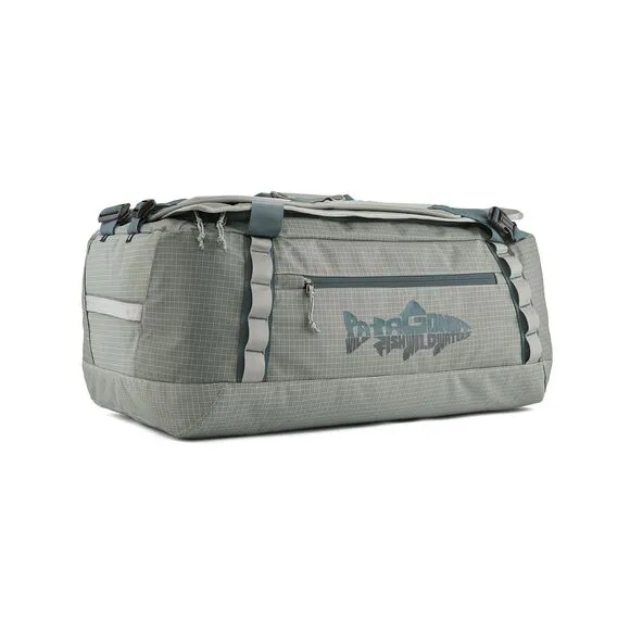 Patagonia Black Hole Duffel 55L Wild Waterline: Sleet Green | Buy Patagonia Black Hole Duffel 55L Wild Waterline: Sleet Green here | Outnorth