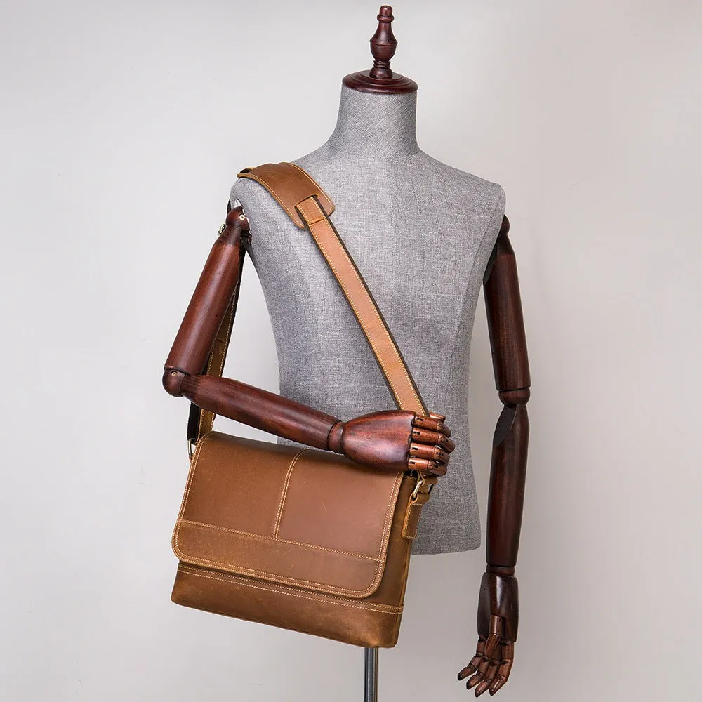 Perfect Partner - Leather Shoulder Briefcase by The Nevermore
