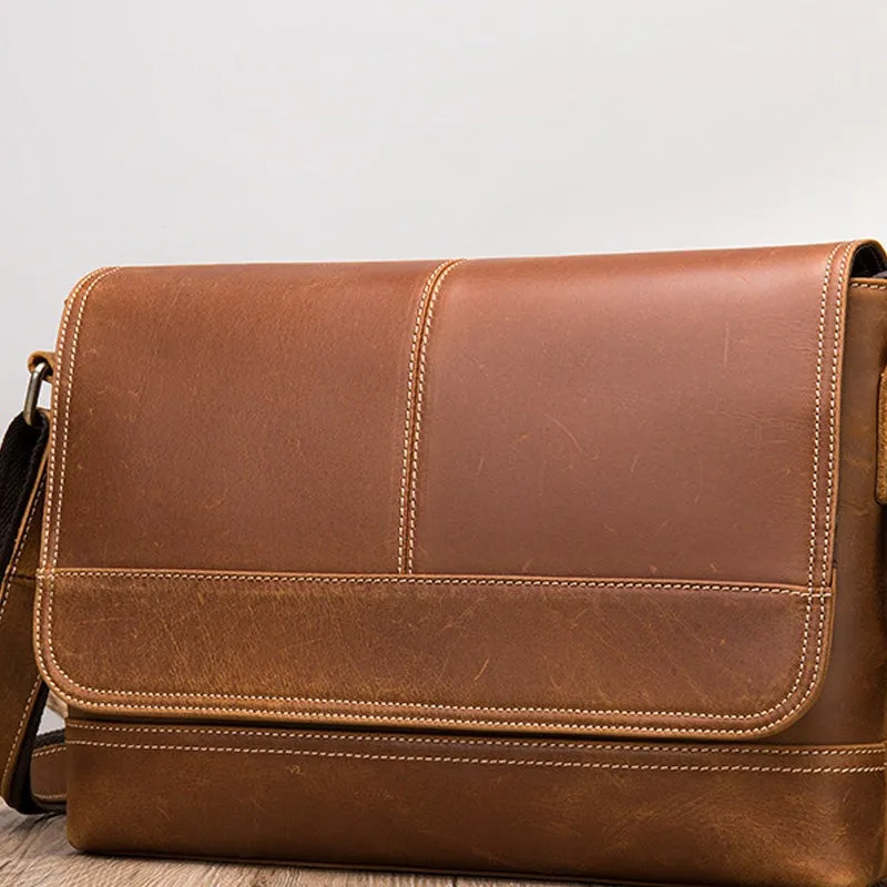 Perfect Partner - Leather Shoulder Briefcase by The Nevermore