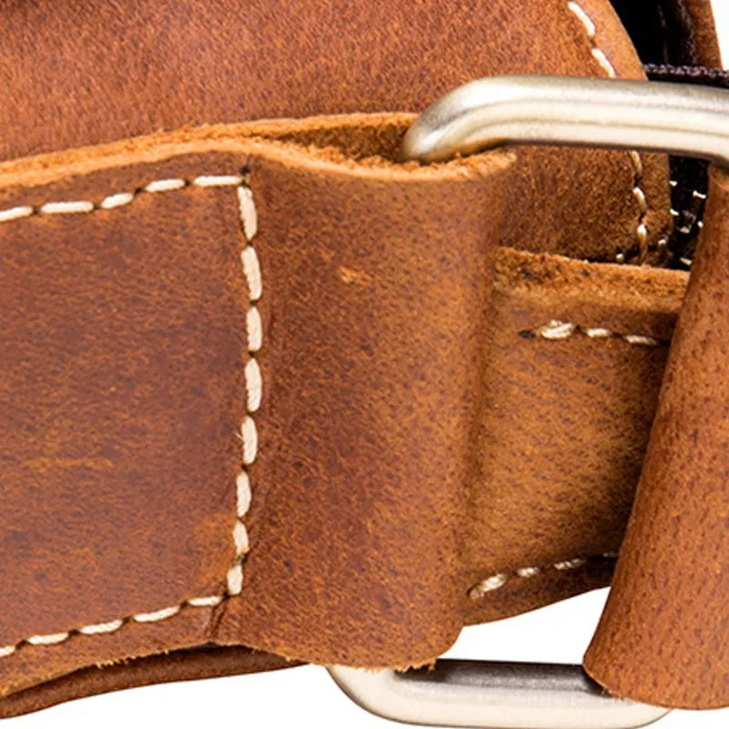 Perfect Partner - Leather Shoulder Briefcase by The Nevermore