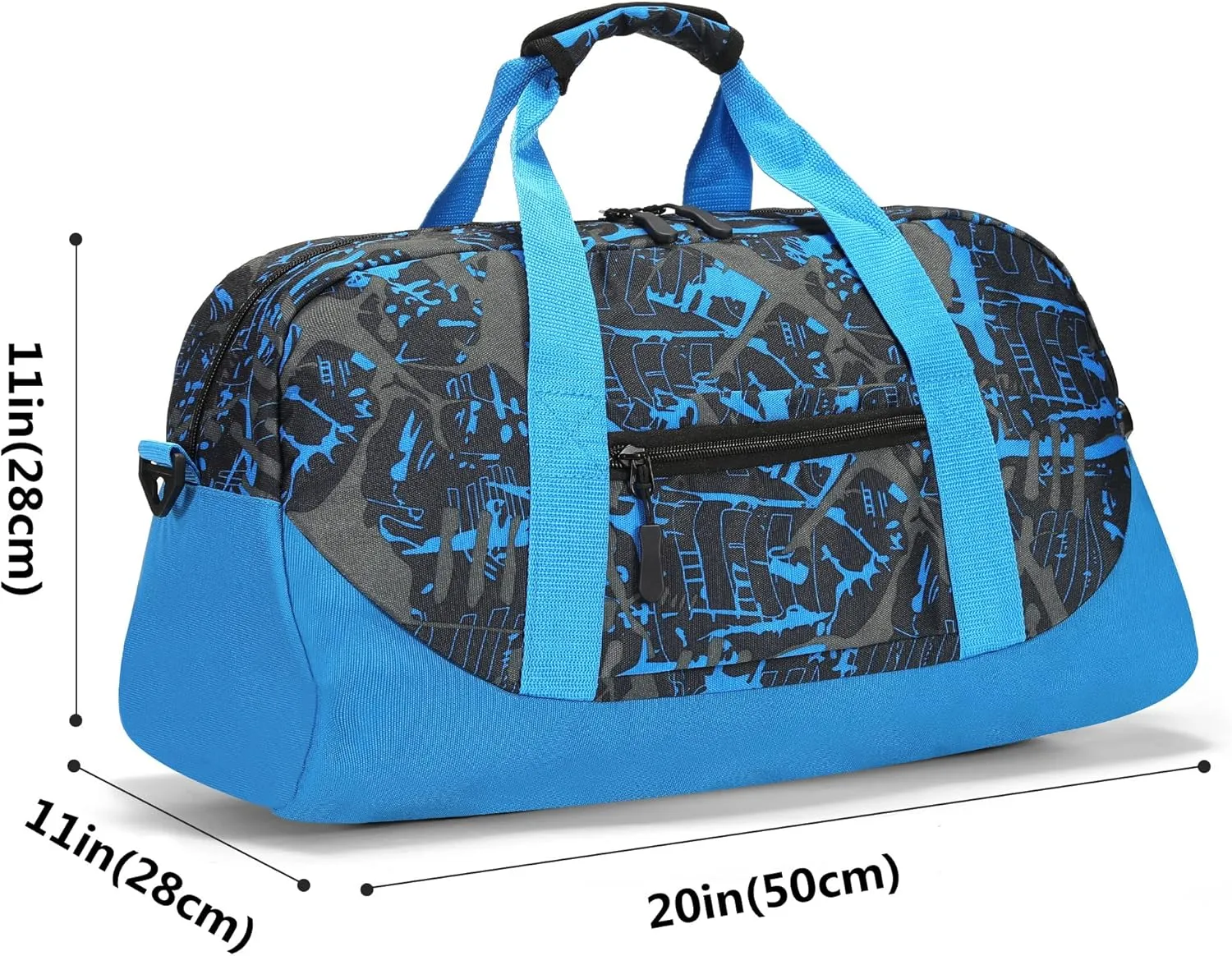 Stumdo Kids Overnighter Duffel Bags for kids, Carry-On Size & Ideal for School Practice or Overnight Travel Weekender Tote for Travel Gym Sport bag for Boys & Girls, 11tylan, Style