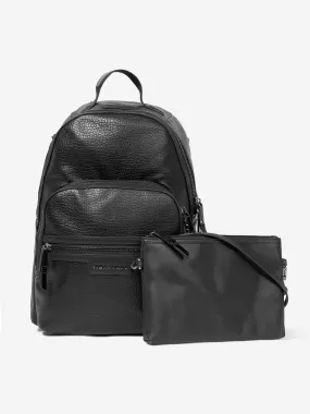 Tiba   Marl Baby Elwood Changing Backpack in Black (42cm)