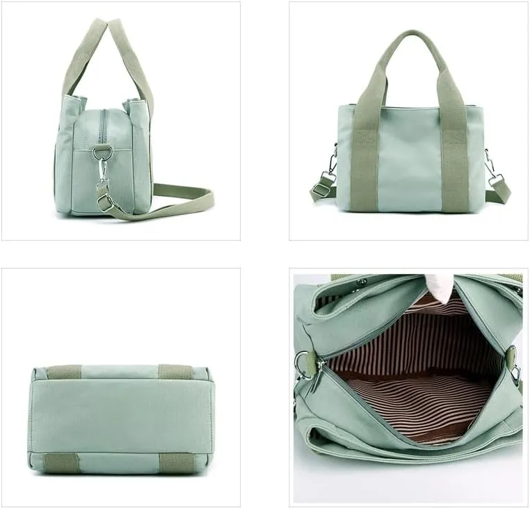 Top Handle Bag Crossbody Bags For Women Trendy Fashion Shoulder Bag Purse For Ladies Vintage Commuter Tote Handbags Green
