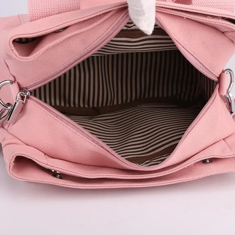 Top Handle Bag Crossbody Bags For Women Trendy Fashion Shoulder Bag Purse For Ladies Vintage Commuter Tote Handbags Pink