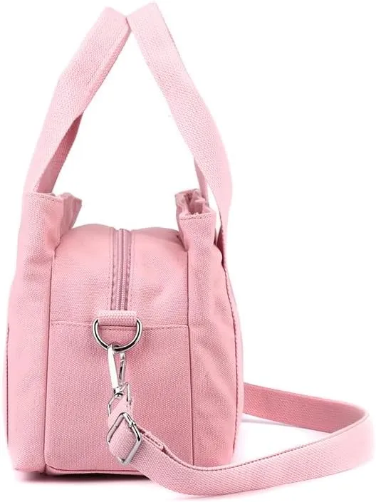 Top Handle Bag Crossbody Bags For Women Trendy Fashion Shoulder Bag Purse For Ladies Vintage Commuter Tote Handbags Pink