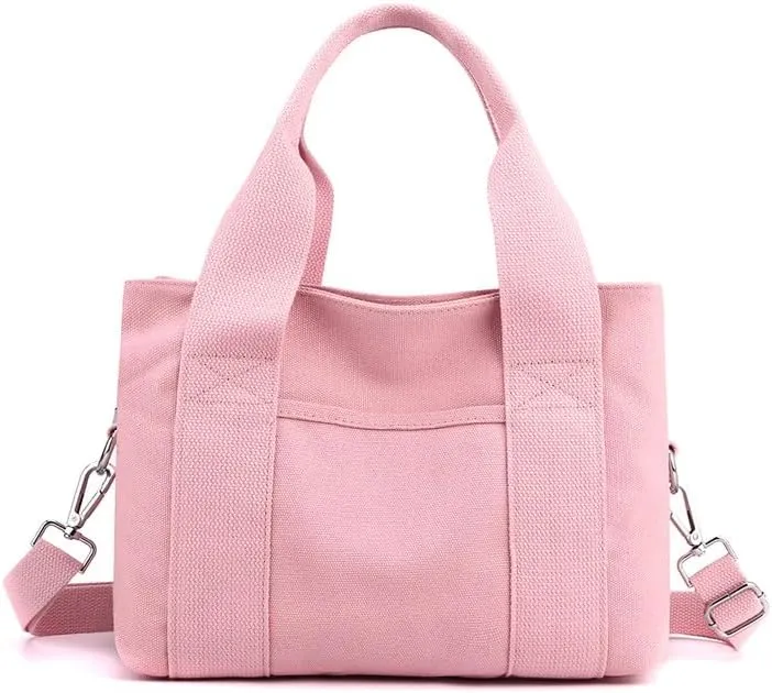 Top Handle Bag Crossbody Bags For Women Trendy Fashion Shoulder Bag Purse For Ladies Vintage Commuter Tote Handbags Pink